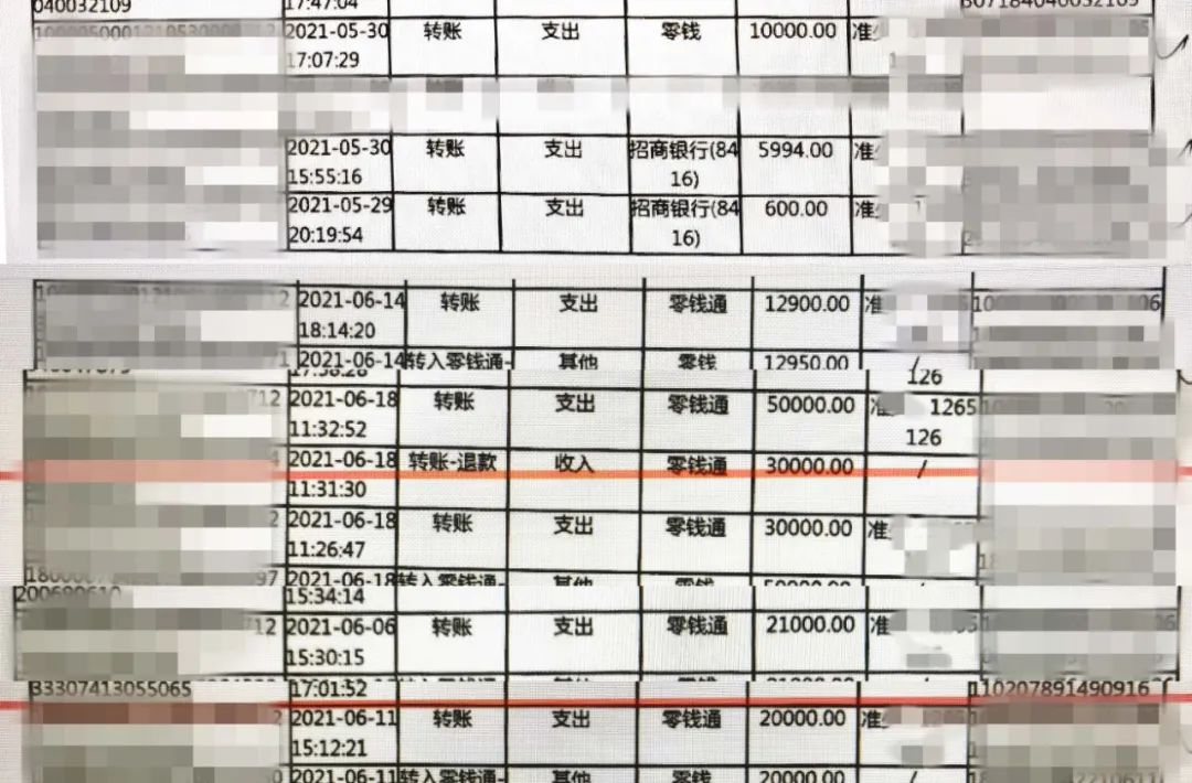 被冻结需要资产解冻甚至是以被警方传唤接受调查为由先后借款高达135万元（部分转账记录）在接到姚女士的