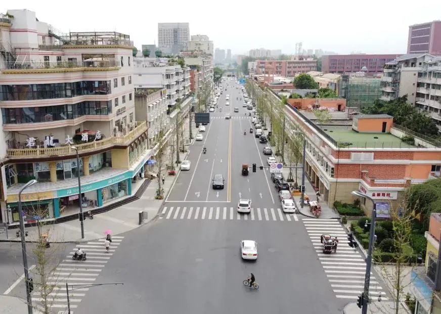 龙泉驿这条街上榜成都最美街道