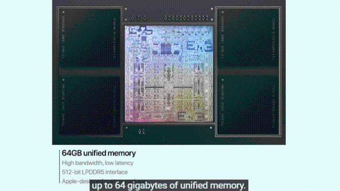 苹果M1 Max芯片发布：570亿晶体管，图形性能堪比RTX 3080