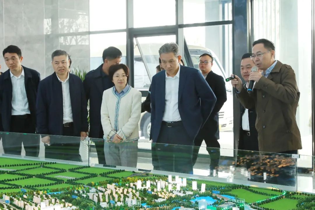 安吉县县长宋波一行来新区考察
