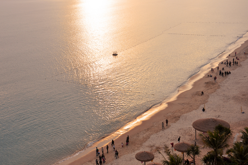 惠州美丽海湾行海岸篇④稔山亚婆角滨海线上的十里银滩