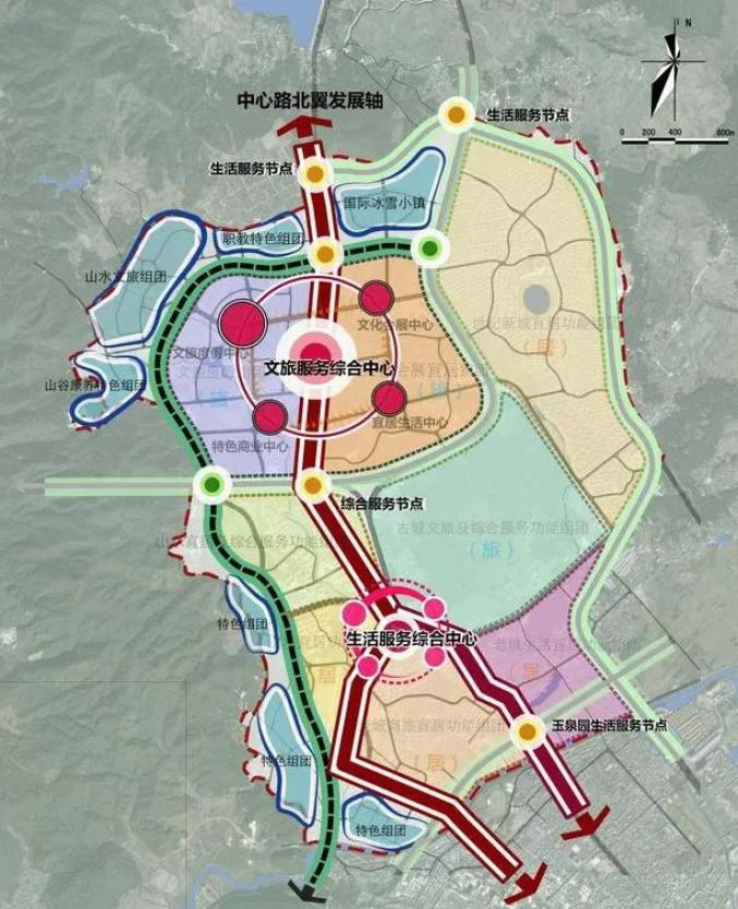 31平方公里土地,东至金源路,南至大盈江,西至宝峰山脚,北至北城路