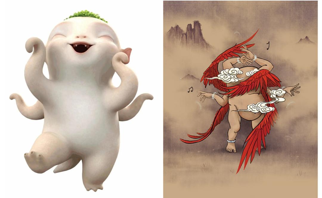 里面许多神兽,妖怪,都出自《山海经》前几年爆火的《捉妖记》小时候看