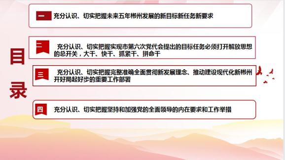 头条市局组织开展郴州市第六次党代会精神集中宣讲活动