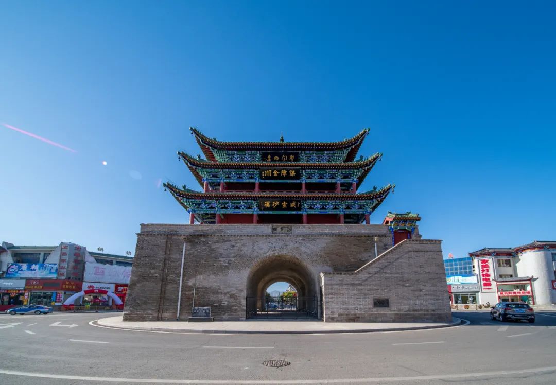 宅家战疫云赏文物永昌钟鼓楼