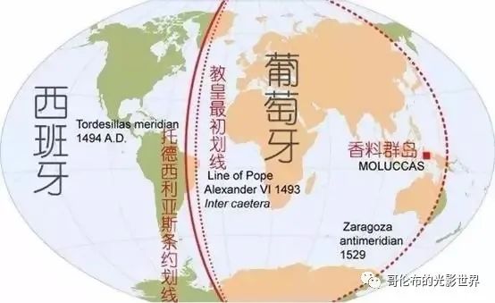 这一切小确幸都来源于1493年5月4日的那道线——教皇子午线.