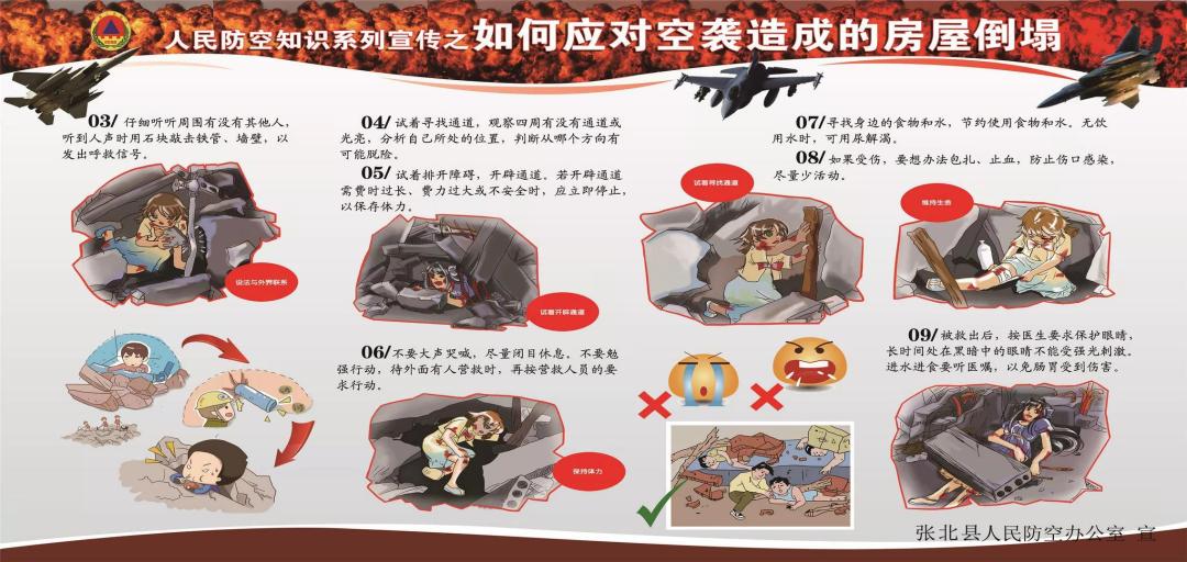 人民防空知识系列宣传