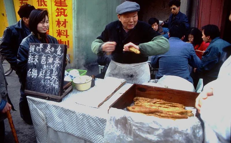 早点摊摄影图片