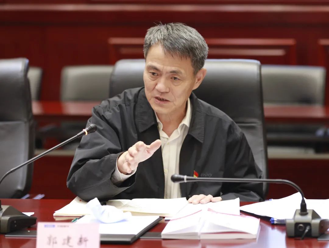 10月29日,中央企业党史学习教育第六指导组组长郭建新到中国通号开展