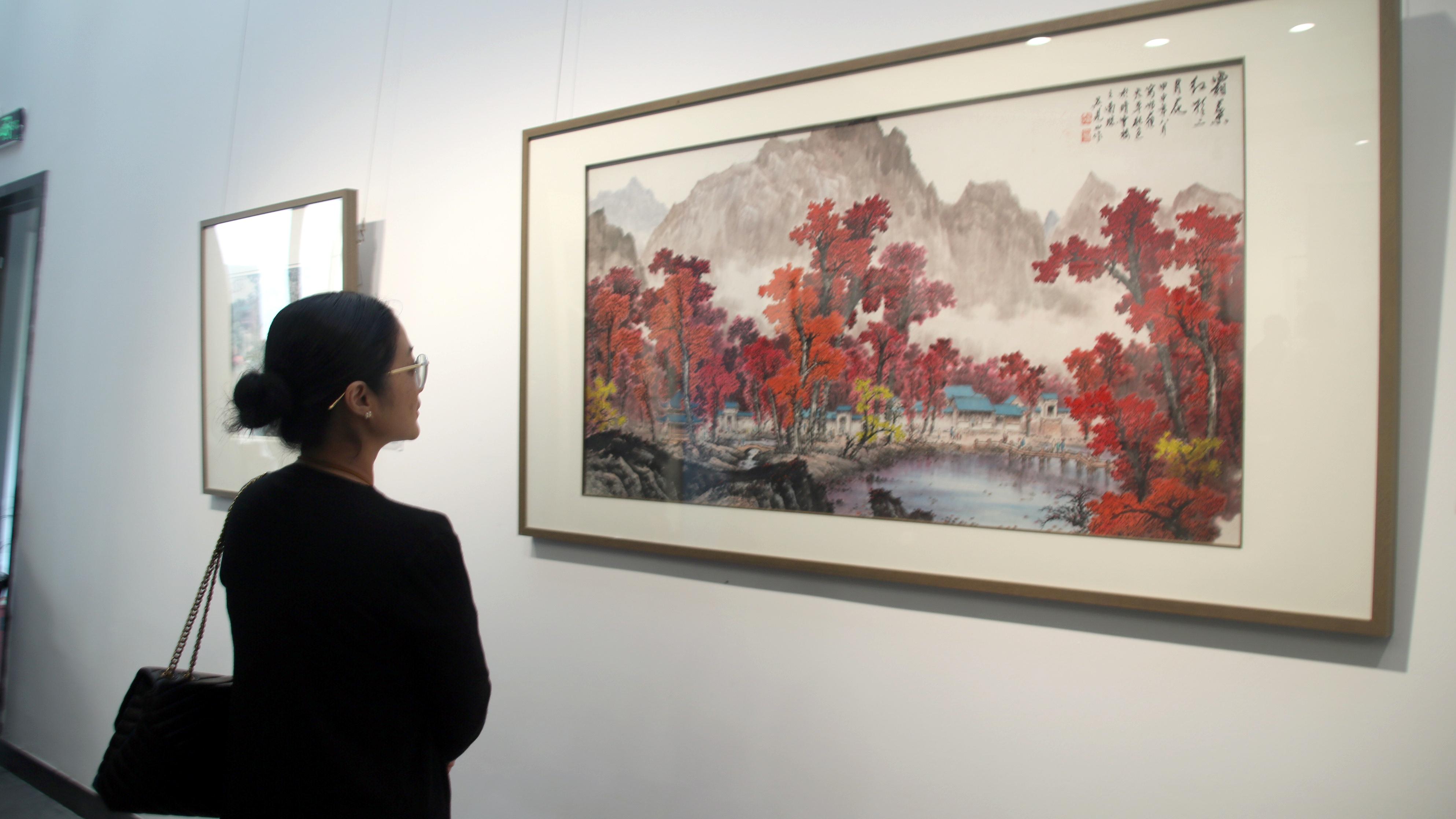 “见山如山——吴见山山水画作品展”在苏州三元美术馆开幕