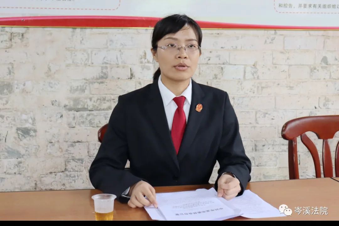 谭巧华到南渡镇古太村宣讲梧州市第十四次党代会和岑溪市第十五次