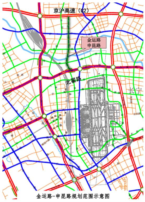 对接虹桥商务区这条道路选线规划草案正在公示