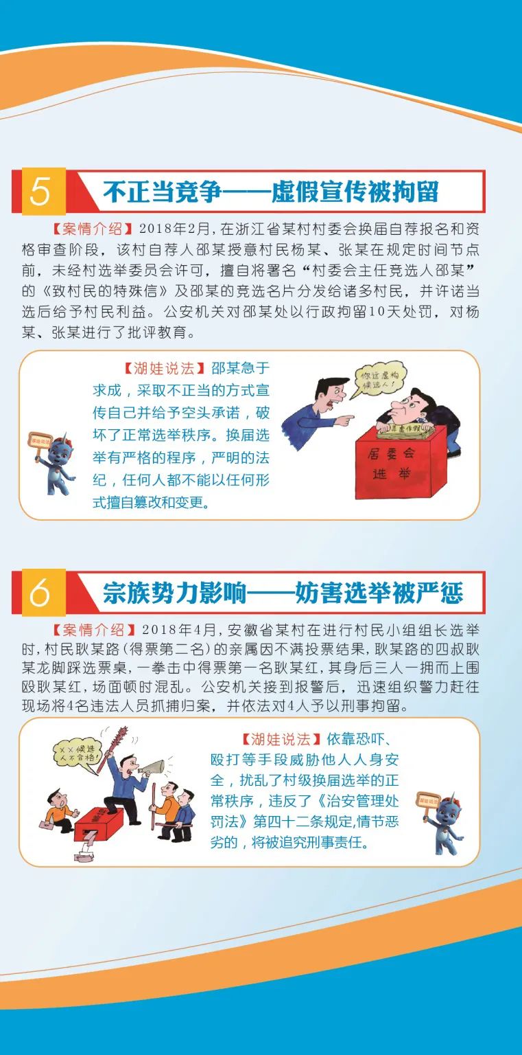 依法选举 和谐换届——漫话社区换届选举十个反面案例