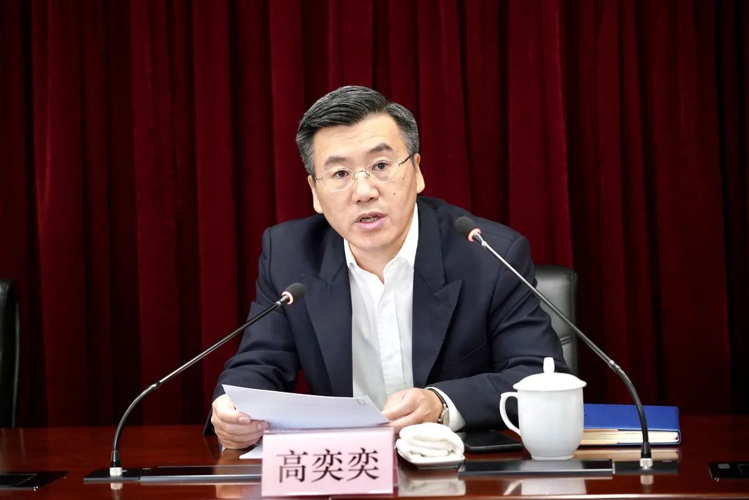 区委副书记,区长高奕奕主持会议会上,区卫健委,区教育局,区民政局
