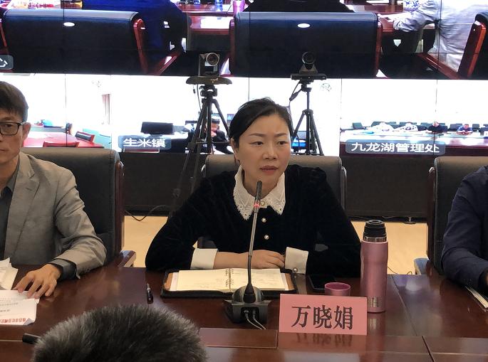 区委副书记,区创建办主任万晓娟出席会议并讲话,区