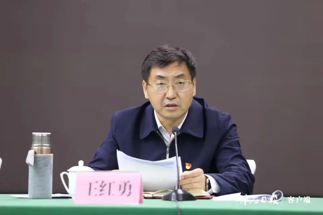 省委党史学习教育第四巡回指导组在我市召开阶段总结座谈会 王红勇