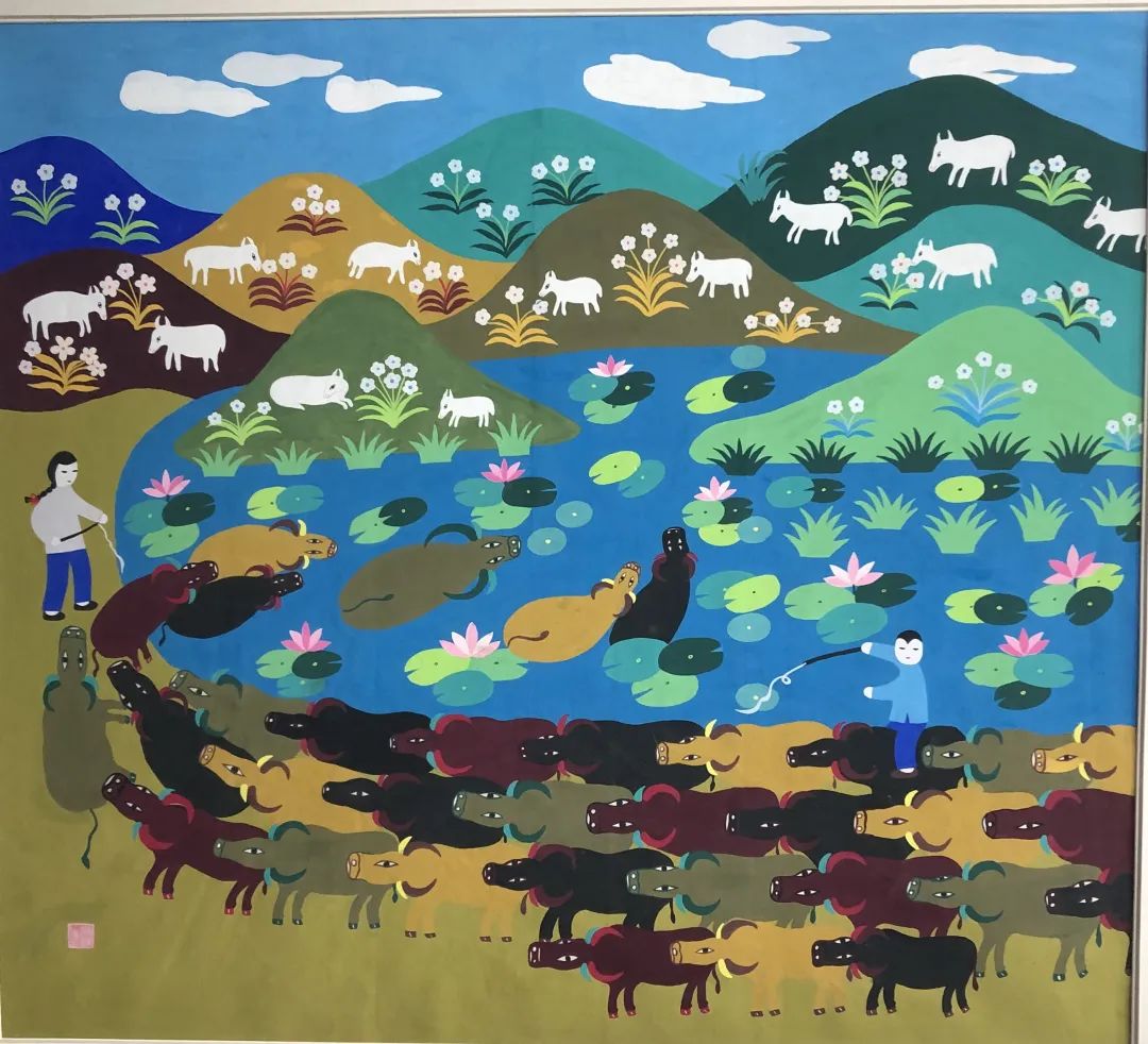 21幅金山农民画入展这个民间艺术成果展你千万别错过