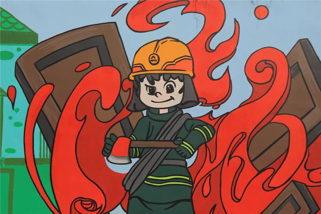 喂消防员蜀黍喊你来漫画村打卡啦