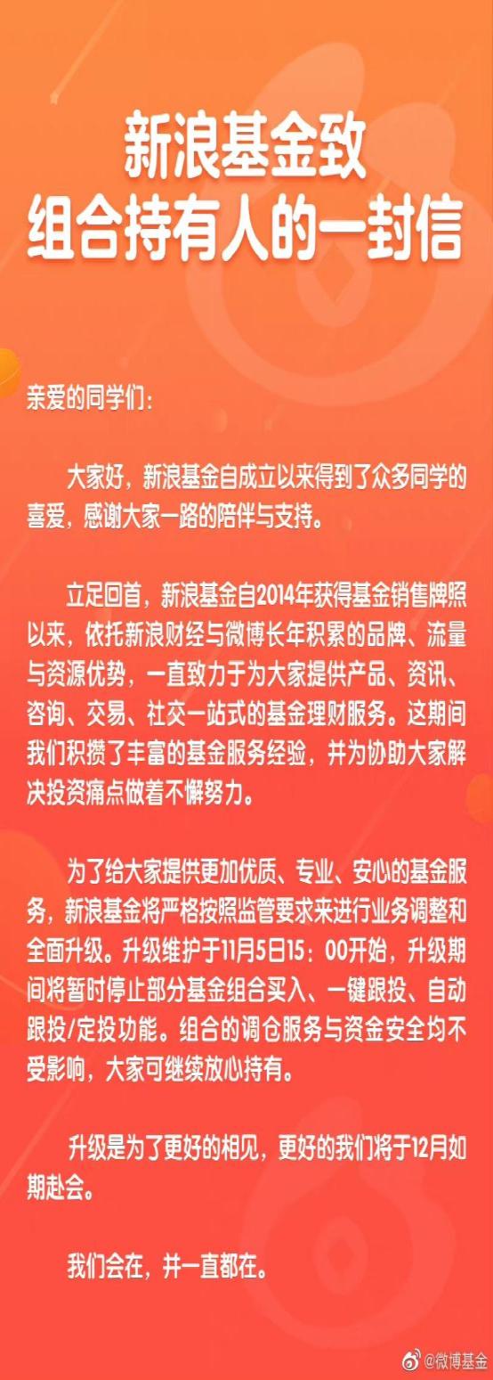 基金投资规范“靴子落地”：互联网平台网贷110暂停基金组合跟投功能