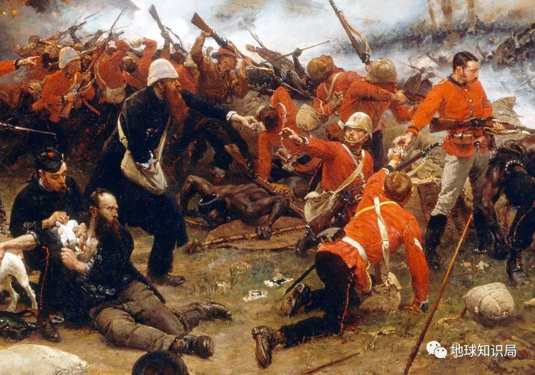 图三:非洲南部:祖鲁战争▼图二:第一次鸦片战争图一:英国总督在查谟