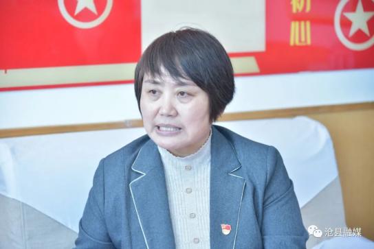 沧县县委常委宣传部长谢丽红到县融媒体中心慰问