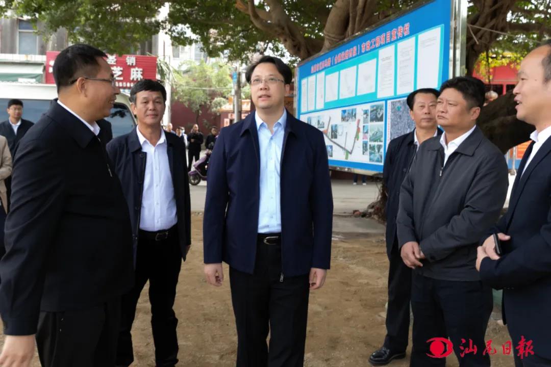 张晓强督导汕尾市区打通“断头路”工作