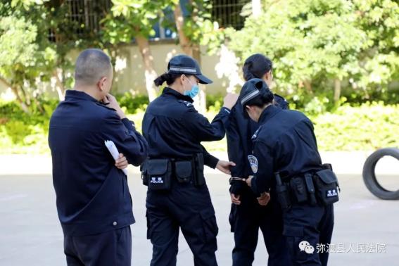 弥渡法院高标准完成司法警察"实战化训练推进年"考核