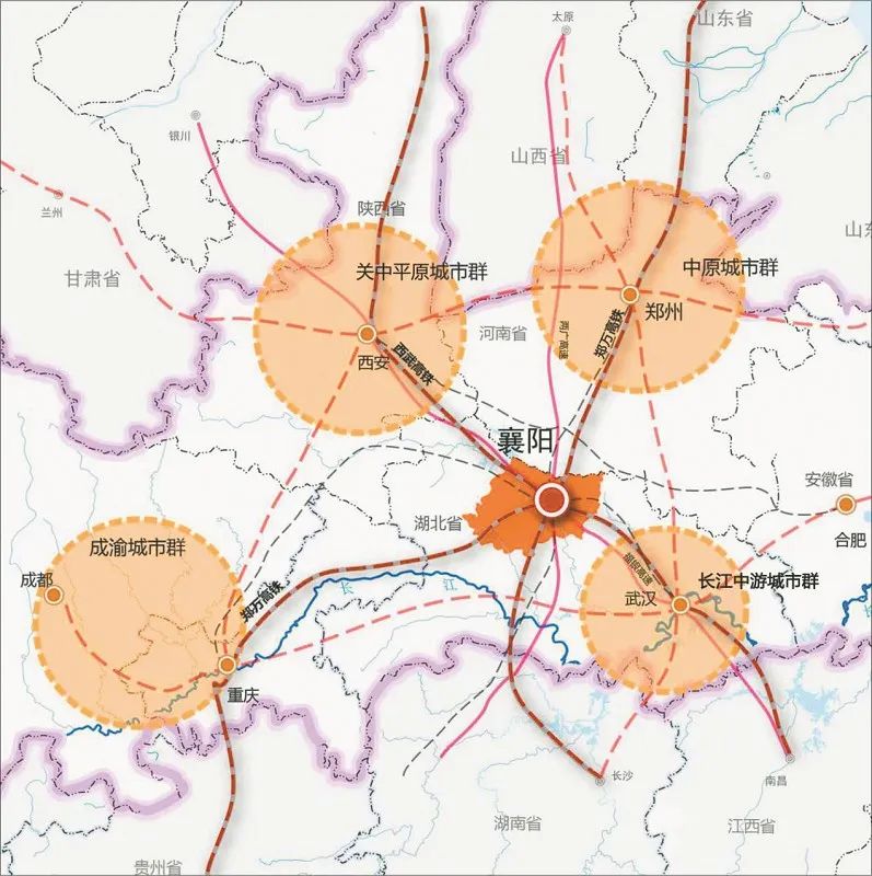 西安和武漢間的斜線將給兩大城市群帶來什麼