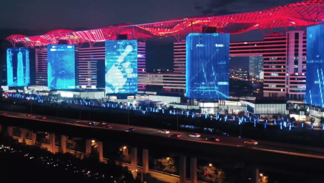 多图回顾松江这场绝美灯光秀你看了吗