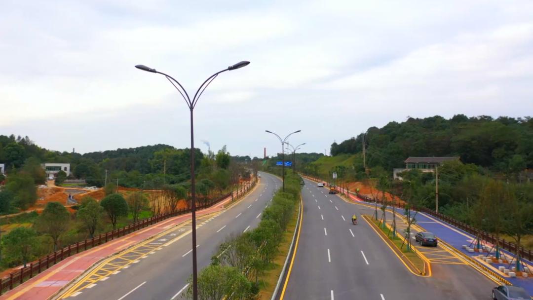 快看望城这条交通大道美出新高度
