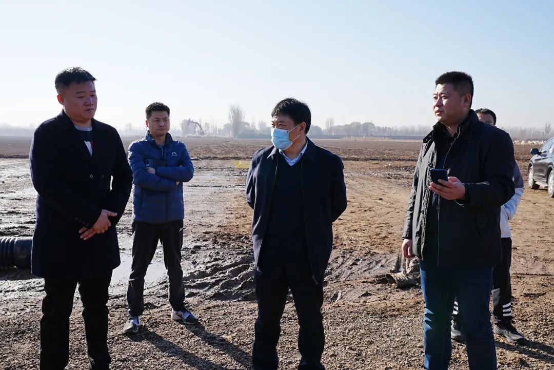 谢克庆一行到张岗乡,昝岗镇,大营镇,雄州镇现场查看了卫片执法整改