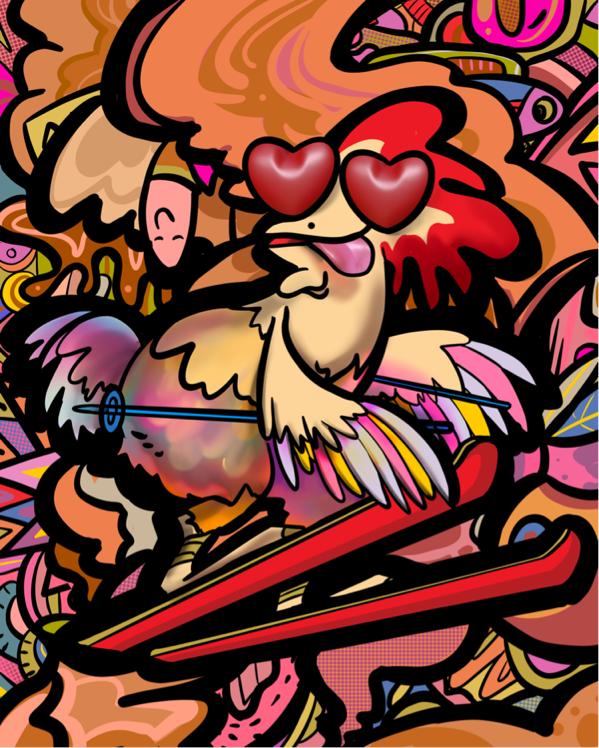 雅昌青年艺术家推荐任萌描绘心动的时刻