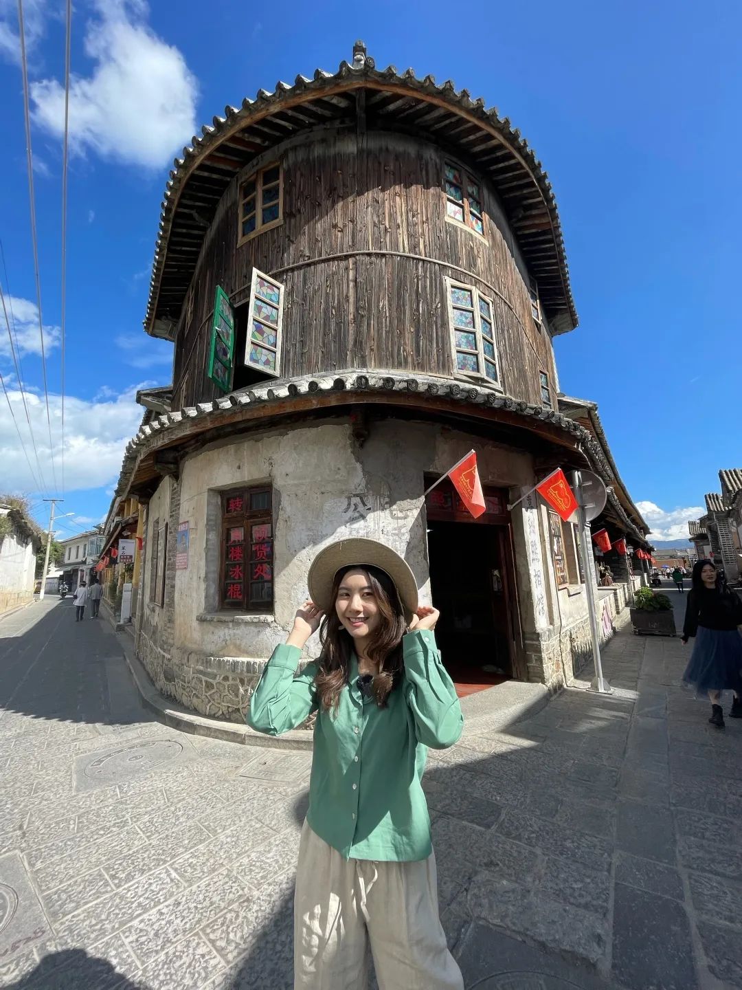 一定要打卡的转角楼位于坪街119号,原为喜洲城北村村民杨如轩的旧宅