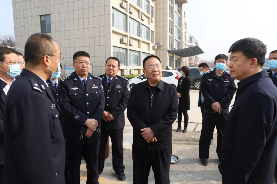 赵永生同志到无棣县公安局调研基层基础工作