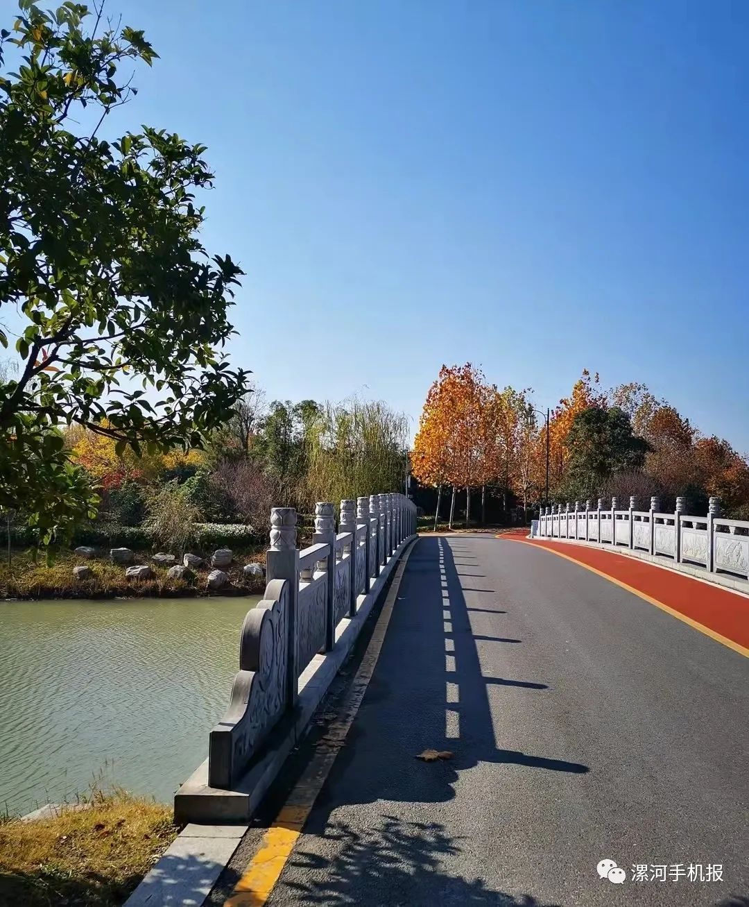 漯河隐溪湿地公园图片