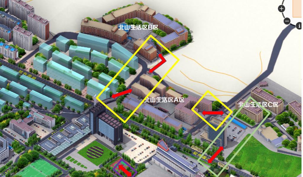 大连理工大学全景地图图片