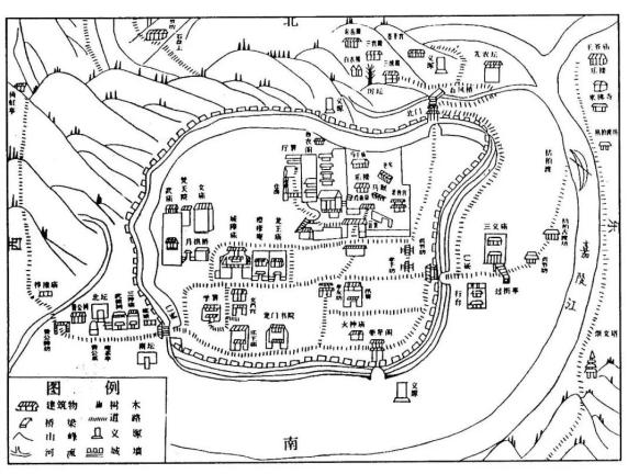广元昭化古城地图图片