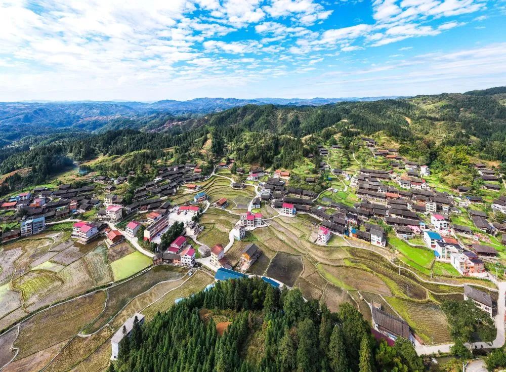 贵州省天柱县高酿镇木杉村(无人机照片)