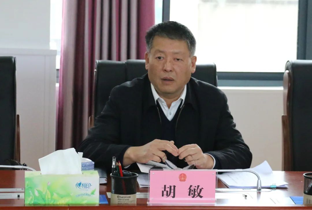 胡敏院长调研南陵县法院工作