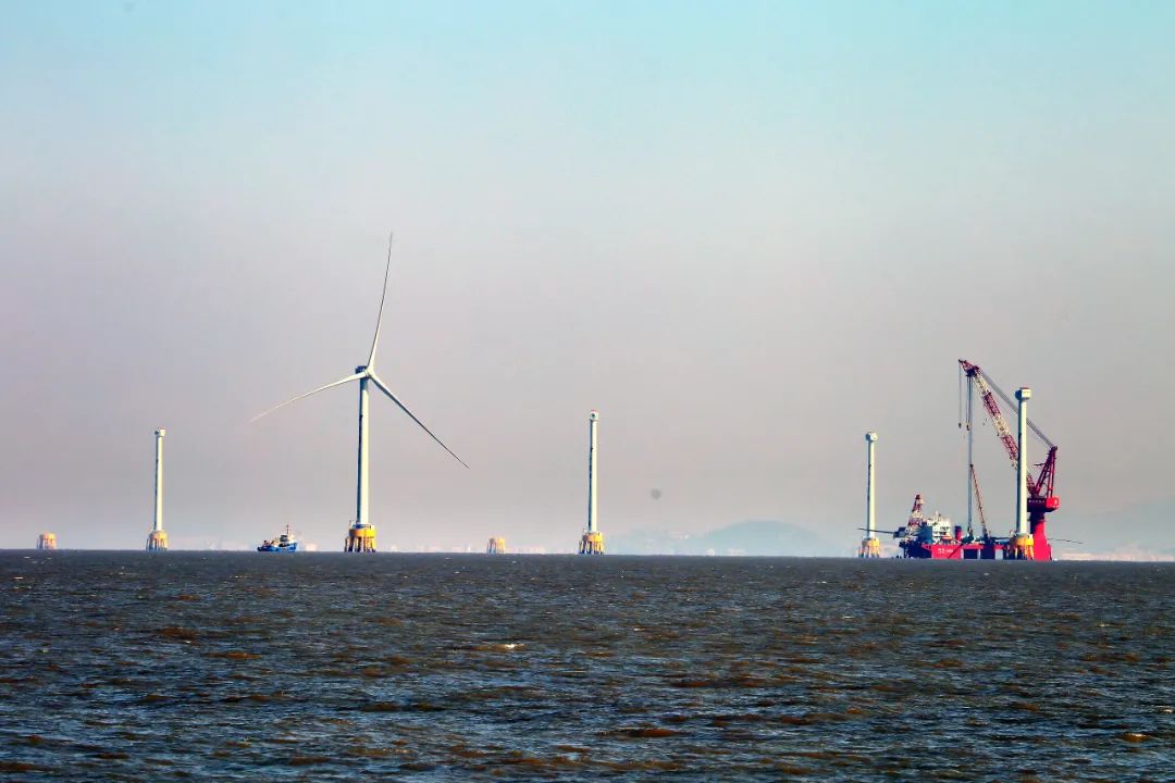 台州首个海上风电场正式投产