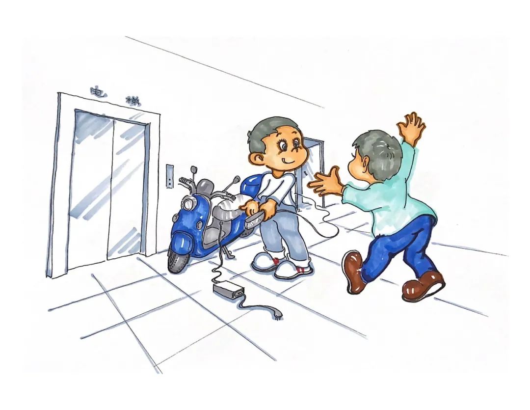上海普陀推出原创漫画,为你解读电动自行车充电小知识!