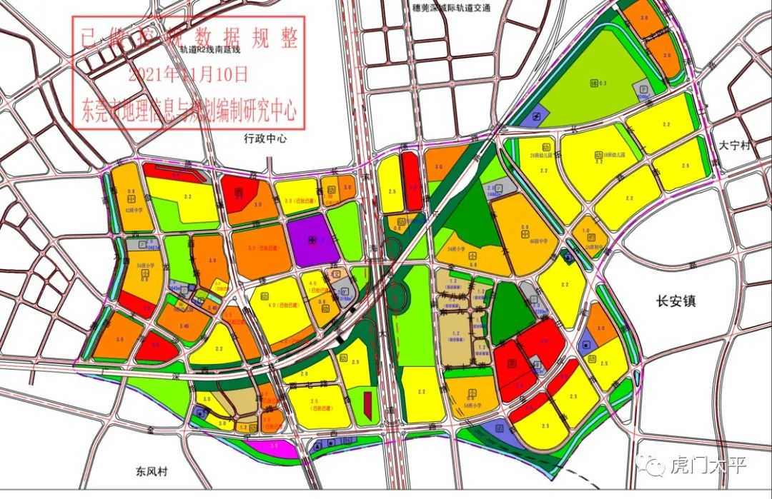 日前,虎门镇完成了东莞市虎门镇中心南片区控制性详细规划c03,c04,c05