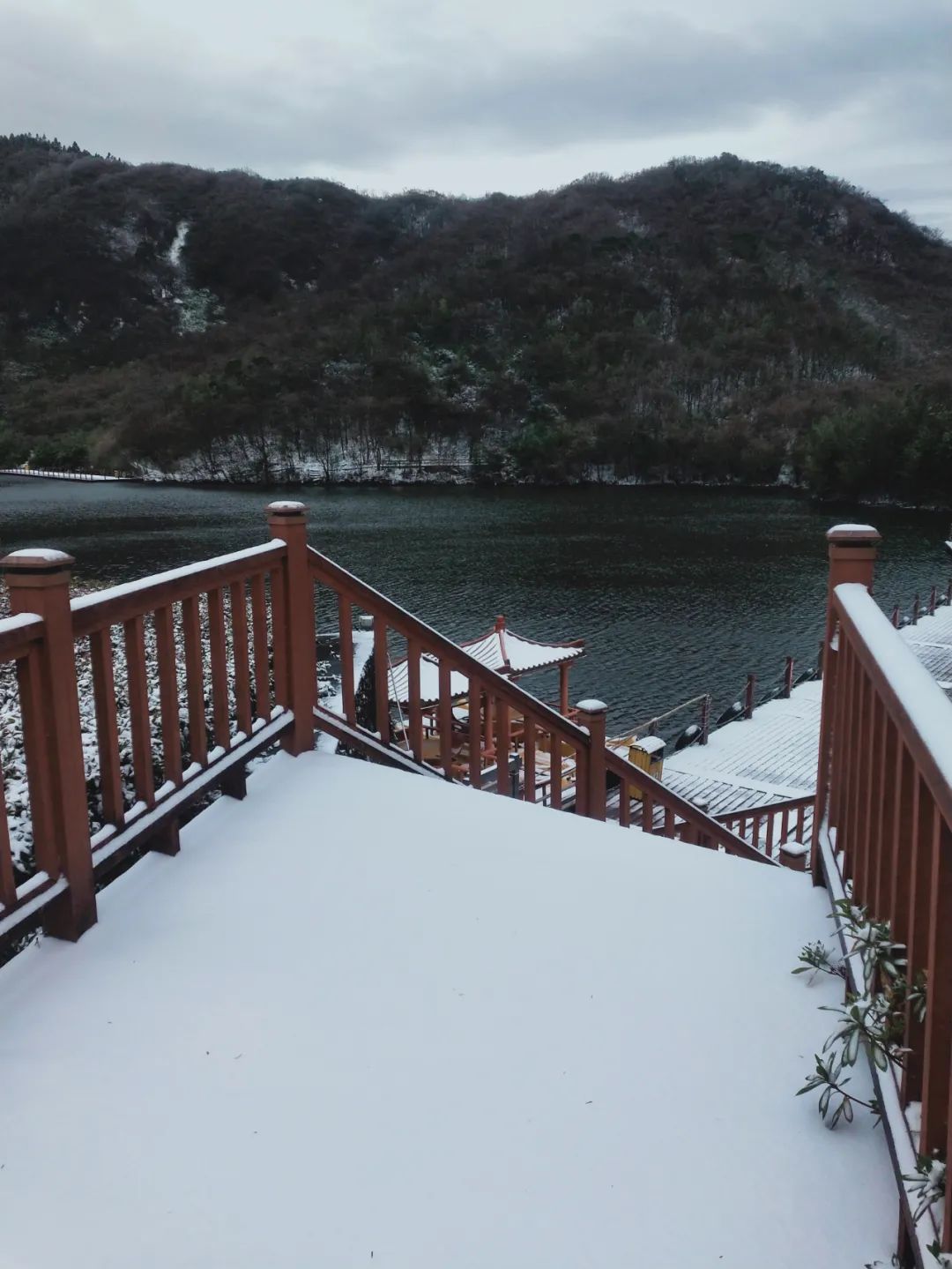 屏边大围山雪景图片