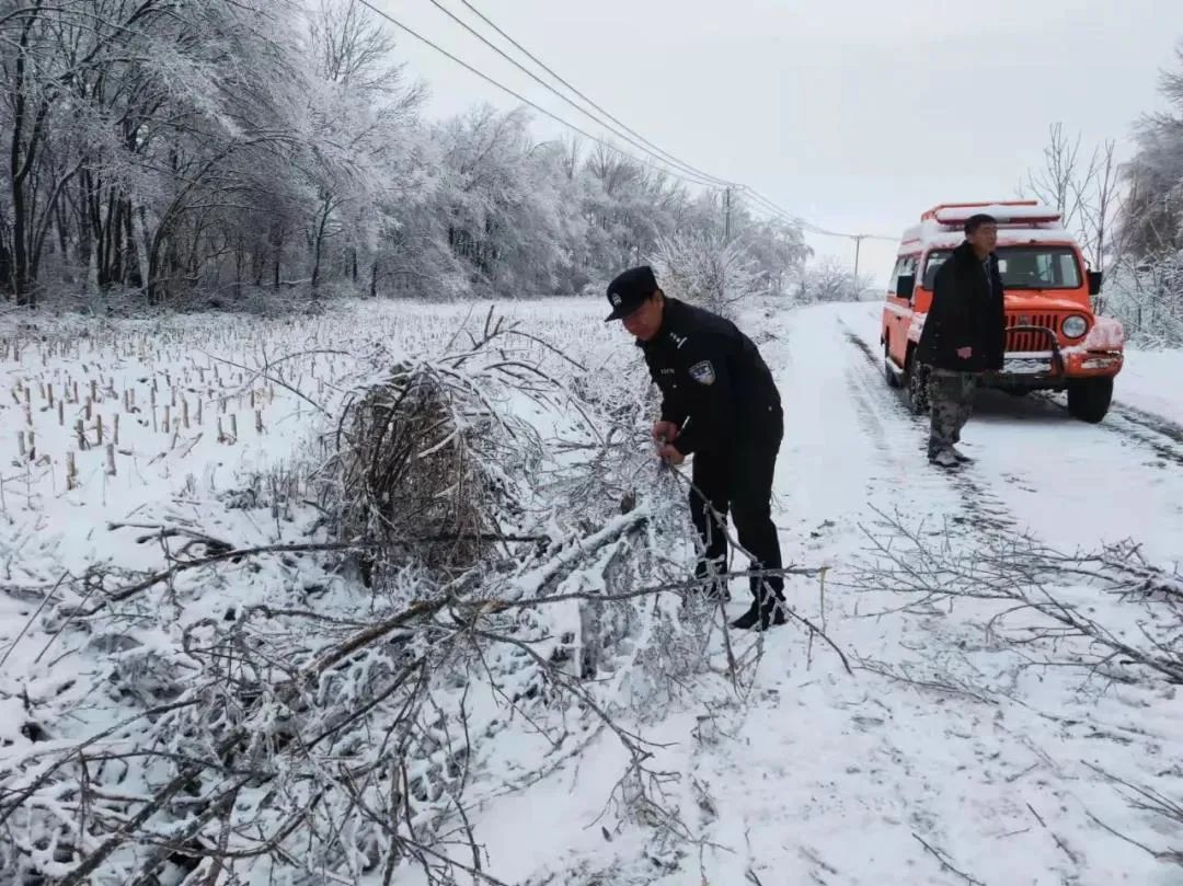 伊春公安積極響應暴雪防範 堅決打贏惡劣天氣阻擊戰_政務_澎湃新聞