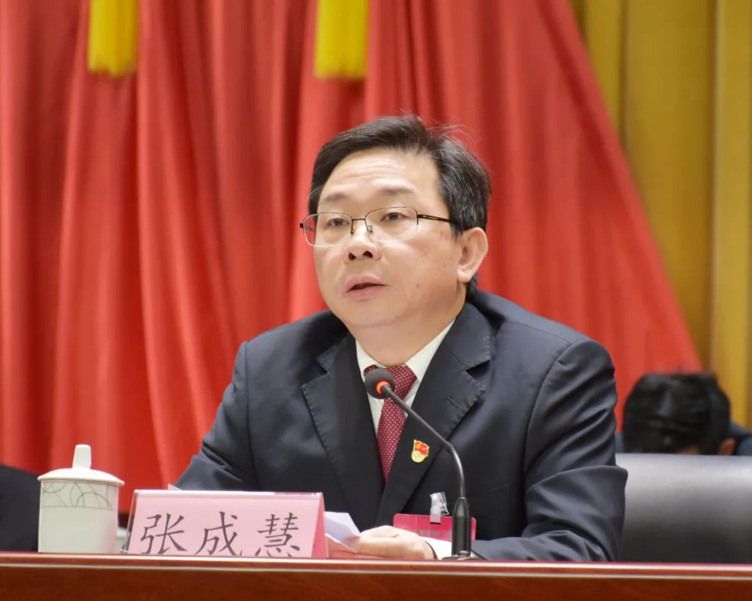 县委书记张成慧,县委副书记,县政府代县长许锋,县领导郑国淑,林纪建