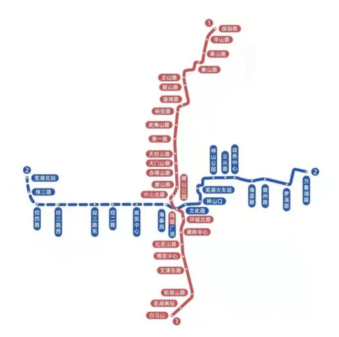 芜湖轨道交通2号线最新进展还有其他线路