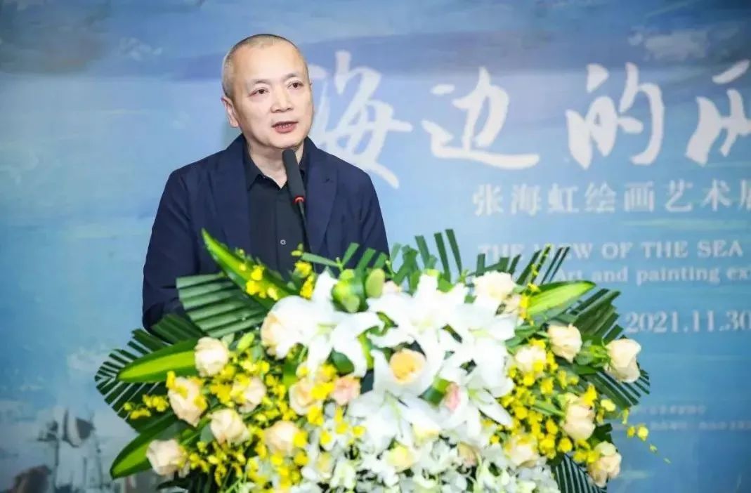 百年党史百项目录民盟盟员张海虹绘画艺术展海边的风景亮相浙江赛丽