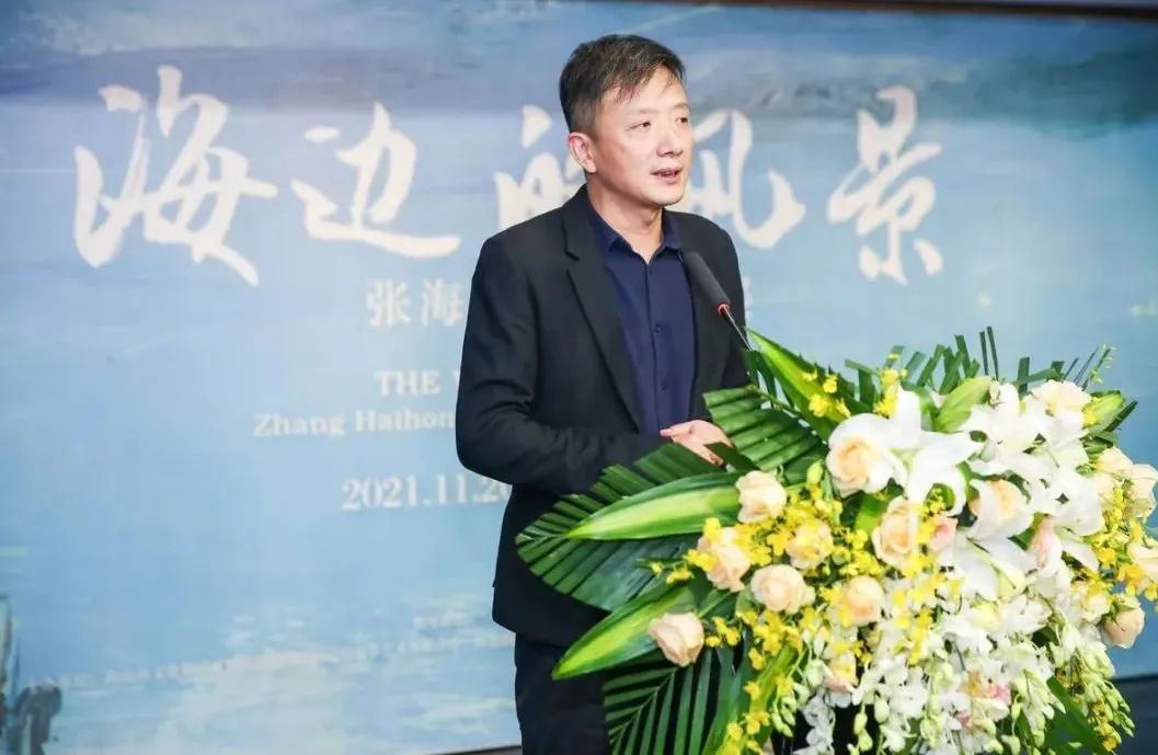 百年党史百项目录民盟盟员张海虹绘画艺术展海边的风景亮相浙江赛丽