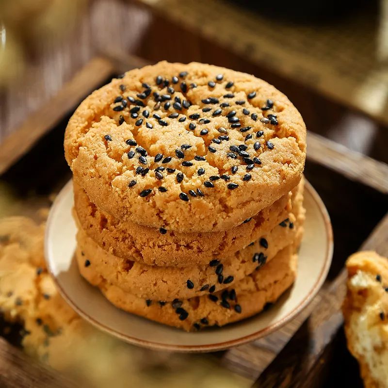 舌尖上的最牛山药夹心桃酥秒杀传统款0蔗糖热量低