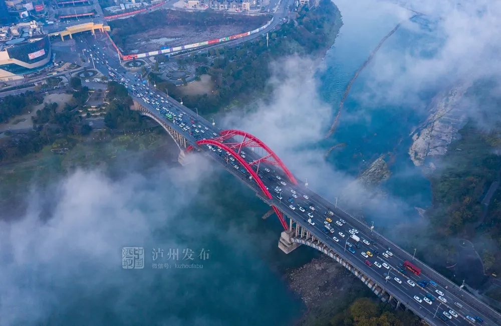 你见过这样的沱江三桥吗?